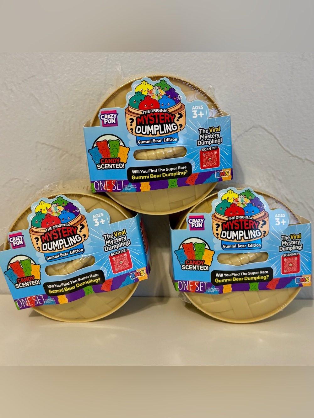 3x RMS The Original Mystery Dumpling Gummi Bear Edition